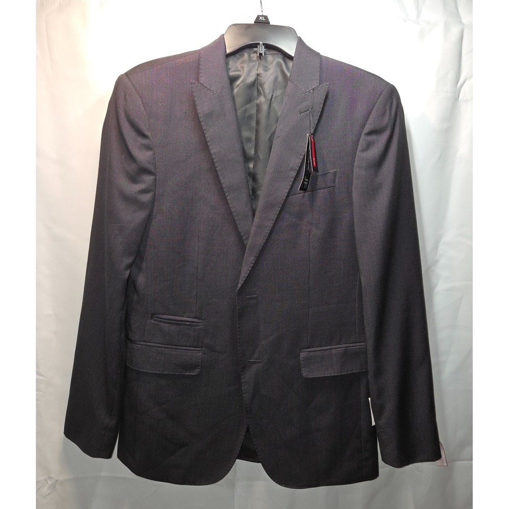 Black Sport Coat J Ferrar JF Size 38 Regular Slim Blazer NWT